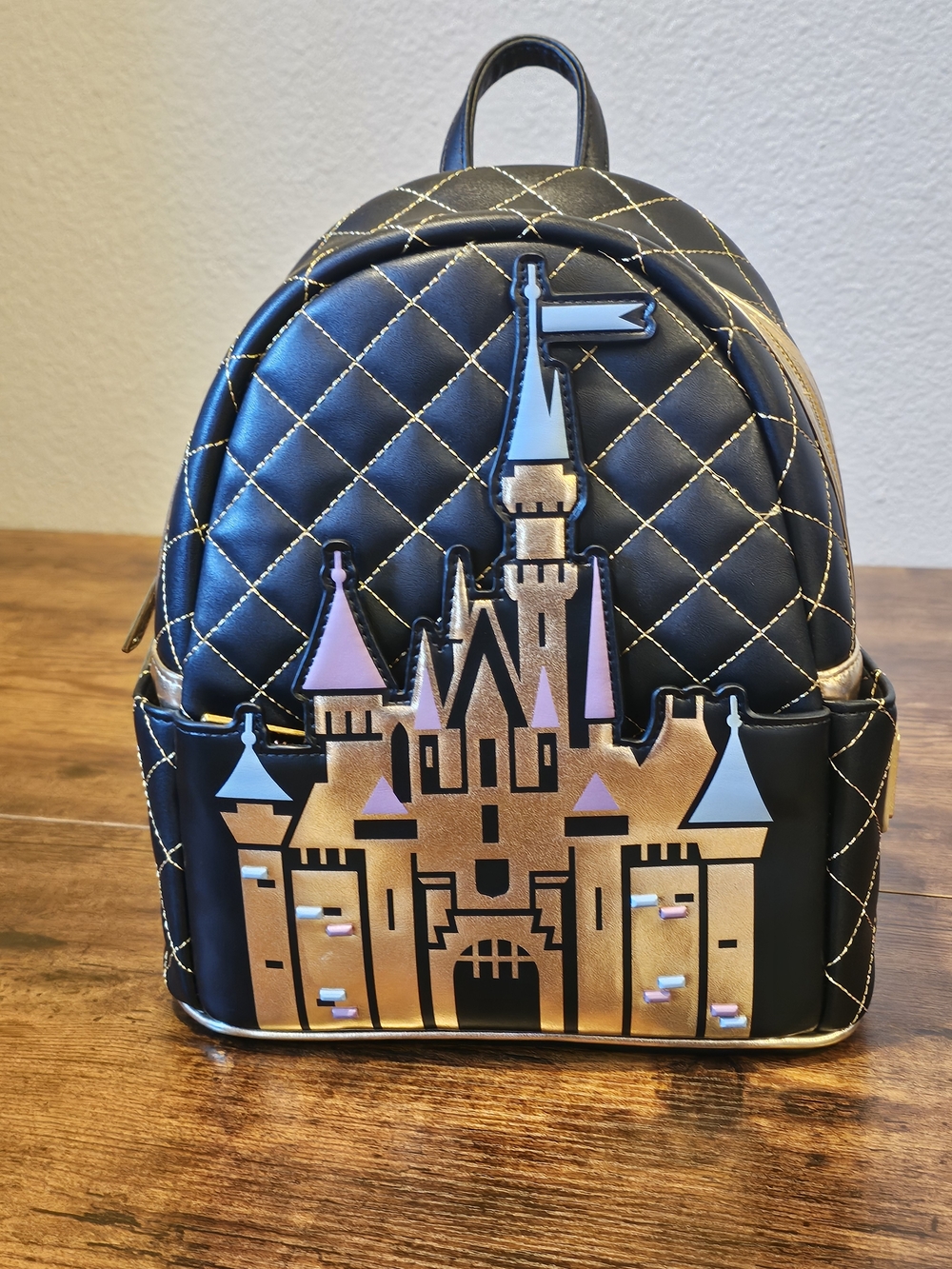 NWT Loungefly Disneyland 70th Anniversary Sleeping Beauty Castle Mini Backpack